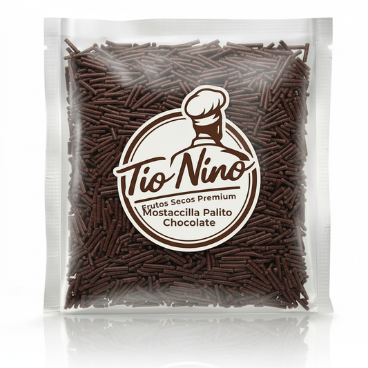 Bolsa de mostacilla palito chocolate Tío Nino