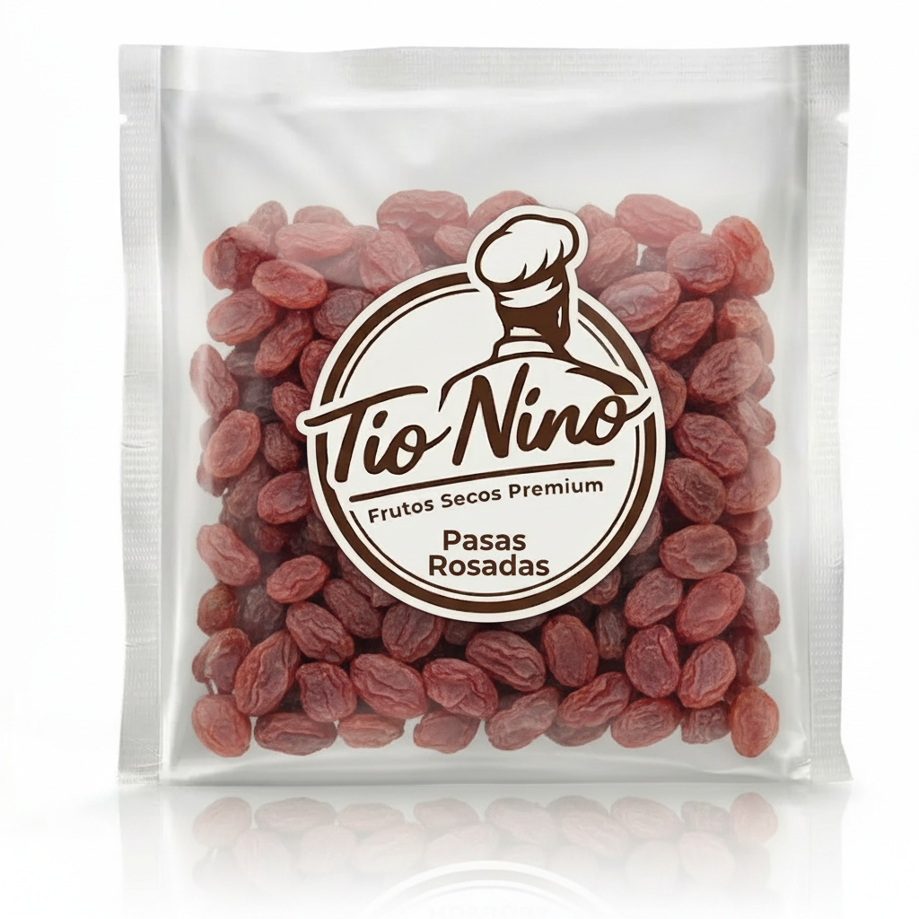 Bolsa de pasas rosadas Tío Nino