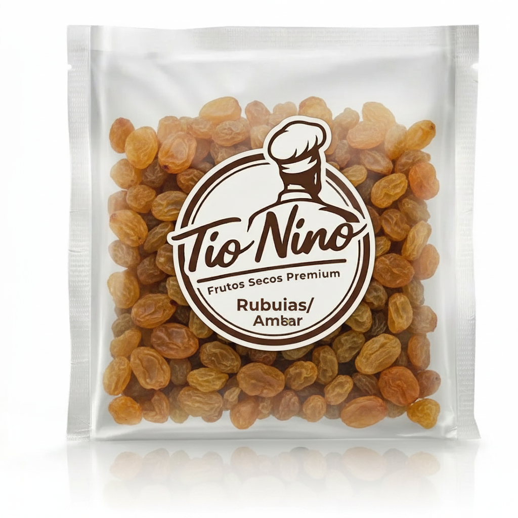 Bolsa de pasas rubias ámbar Tío Nino