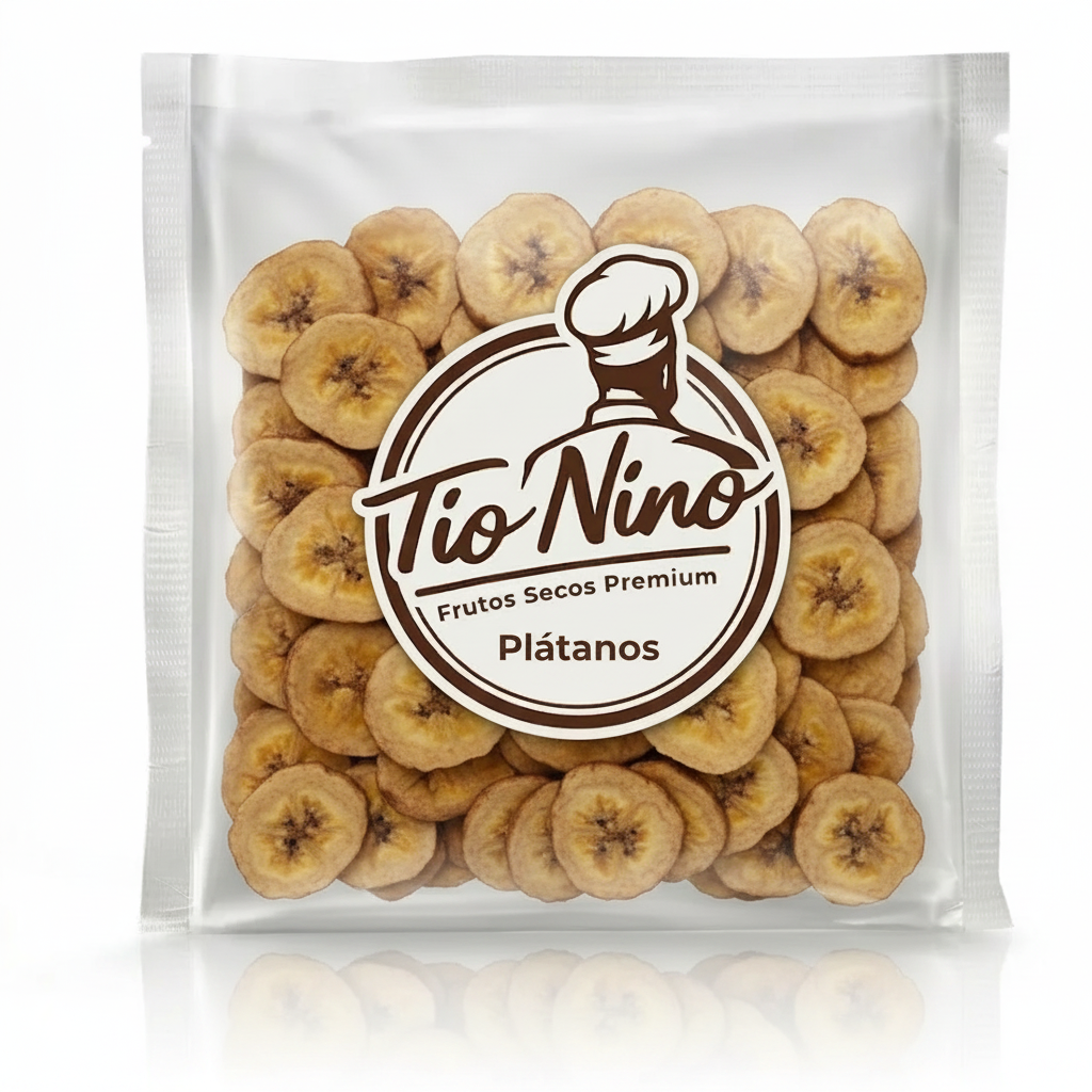 Bolsa de plátanos deshidratados Tío Nino